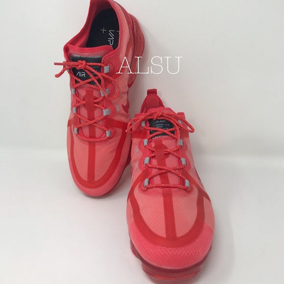 Nike Custom Air Vapormax 2019 Red Mens AUTHENTIC - Picture 5 of 8